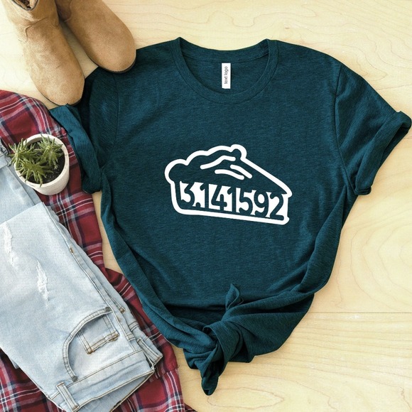 Happy Pi Day Shirt, Pi Shirt, Pie Shirt, Apple Pie Pi Number Shirt, Maths Shirt - Picture 1 of 2